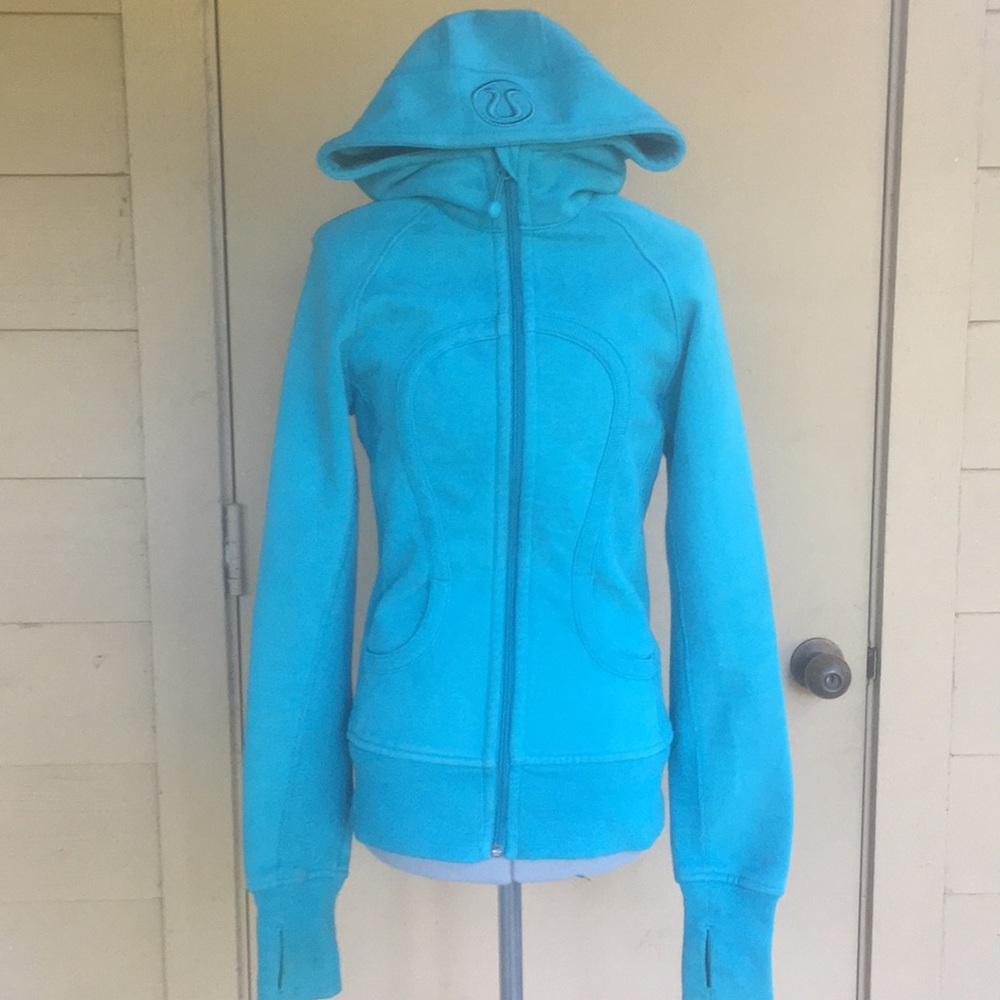 LuluLemon teal scuba sweatshirt! TEAL!